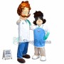 Great Scientist Doing Experiment Mascot Costume