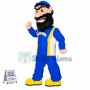Bearded Man With Strong Physique Mascot Costume