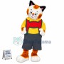 Adult Cute Orange Tabby Cat Mascot Costume