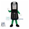 Black Vintage Flip Phone Mascot Costume