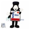 Strange Cartoon Black Bottle Mascot Costume