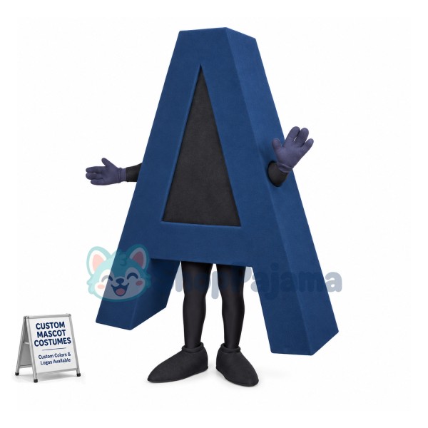 Model of The Letter A Mascot Costume