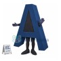 Model of The Letter A Mascot Costume