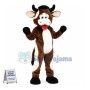 Brown Soft Cow Mascot Costume