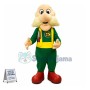 White Bearded Administrator Mascot Costume