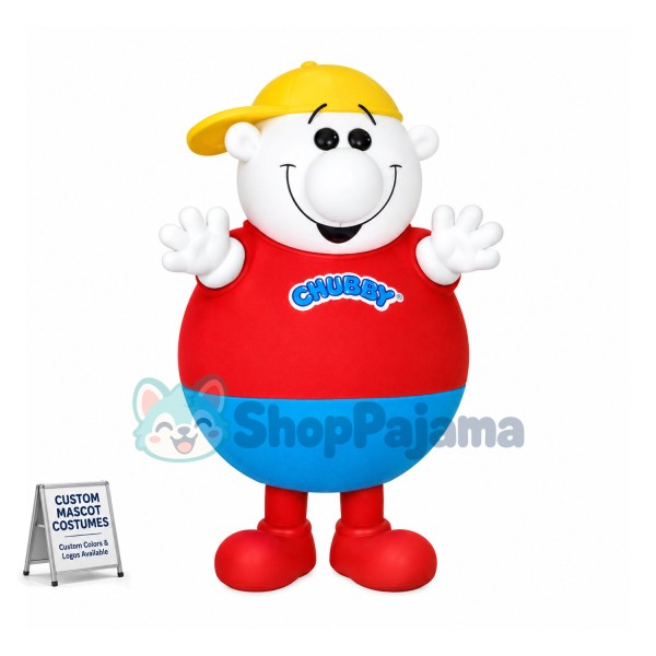 Big Nose Doll With Round Body Mascot Costume
