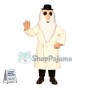 Thick Beard Old Man Mascot Costume