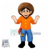 Unsophisticated Farmer Mascot Costume
