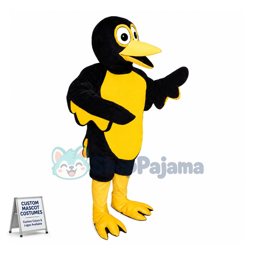 Twitter Crow Adult Mascot Costume