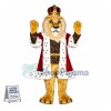 August Lion King In Fur Coat Mascot Costume