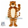 Well-behaved Brown Cat Mascot Costume