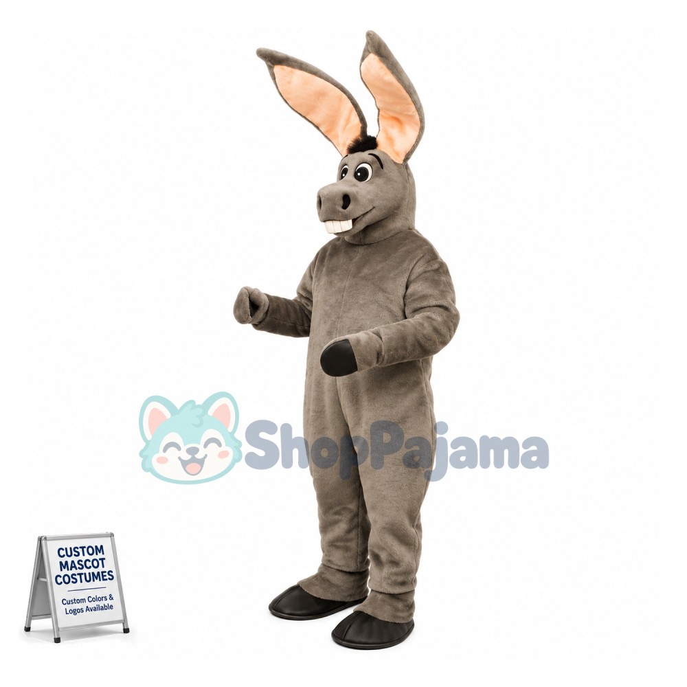 Stupid Donkey With Long Ears Mascot Costume