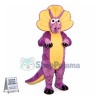 Walking Style Soft Triceratops Mascot Costume