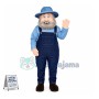 The Smiling Old Fisherman Mascot Costume
