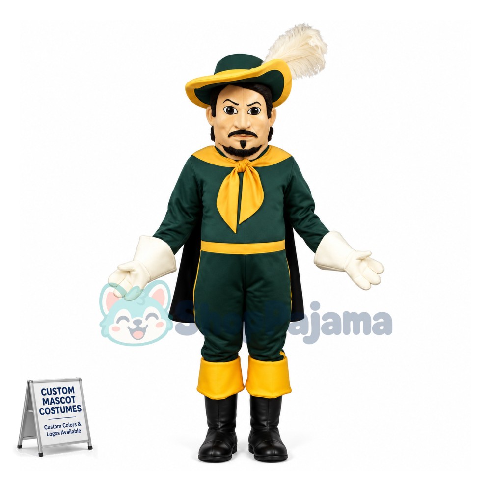 Serious Noble Sheriff Mascot Costume