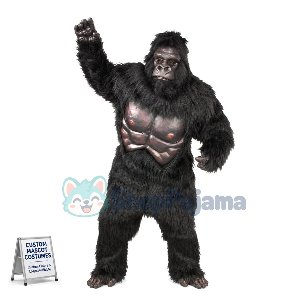 The Evolved Long-haired Orangutan Mascot Costume