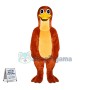 Brown Platypus With Long Neck Mascot Costume