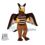 Awesome Goshawk With Powerful Wings Mascot Costume