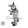 Diligent Gray Buffalo Mascot Costume