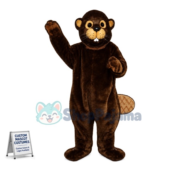 Breathable Lively Beaver Mascot Costume
