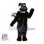 Black Shiny Wool Skunk Mascot Costume