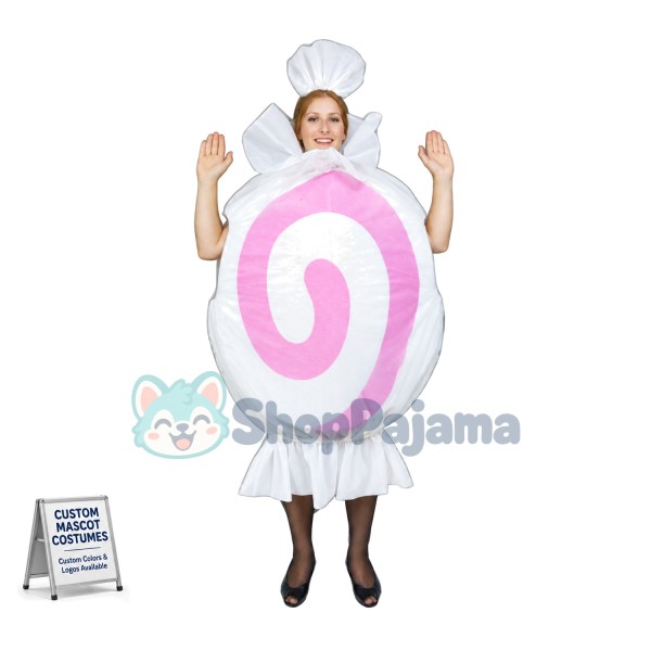 Beautifully Packaged Candy Mascot Costume