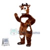 Adult Style Brown Cow Mascot Costume