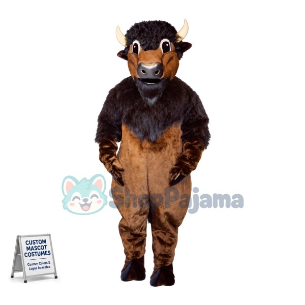 Hale Yak With Thick Fur Mascot Costume