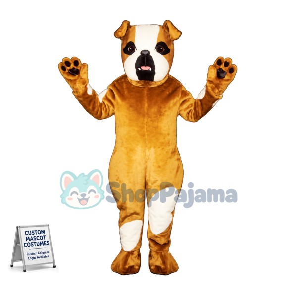 Well-behaved Motley Dog Mascot Costume