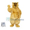 Bulky Soft Adult Bear Mascot Costume