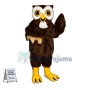 Adult Fancy Furry Owl Mascot Costume
