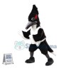 Furry Roadrunner With Long Beak Mascot Costume