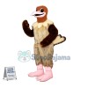 Ostrich With Pink Paws Mascot Costume