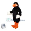 Grim-faced Shaggy Crow Mascot Costume