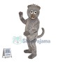 Peaceful Gray Lemur Mascot Costume