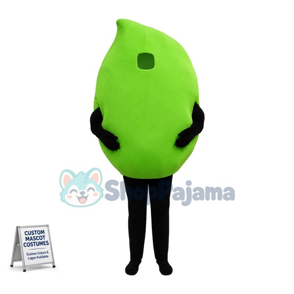 Breathable Green Mango Mascot Costume