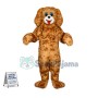 Obedient Long-haired Poodle Mascot Costume