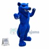 Blue Wolf With Sharp Claws Mascot Costume