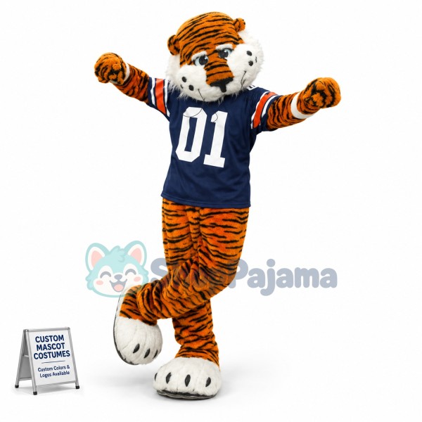 Waiting Tiger Player Mascot Costume