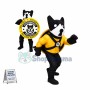 Watchdog With Shield Mascot Costume