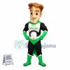 Muscular Superhero In Green Panties Mascot Costume