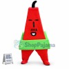 Red Tower Building Block Mascot Costume