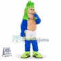 Green-haired Orangutan In a Daze Mascot Costume