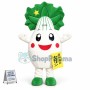 Bulging White Radish Doll Cartoon Mascot Costume