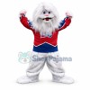 Furry Ape With Sparse Teeth Mascot Costume