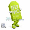 Green Sign of Mobile Regional Airport Mascot Costume