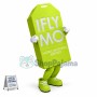Green Sign of Mobile Regional Airport Mascot Costume