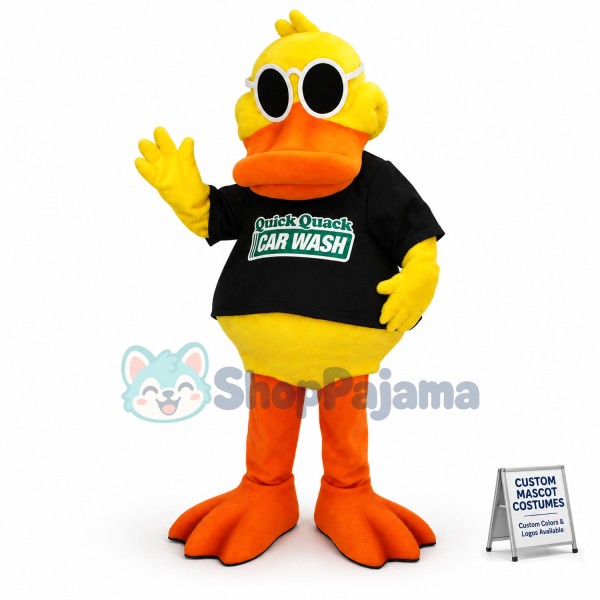 Sunglasses Duck of the Car Wash Mascot Costume
