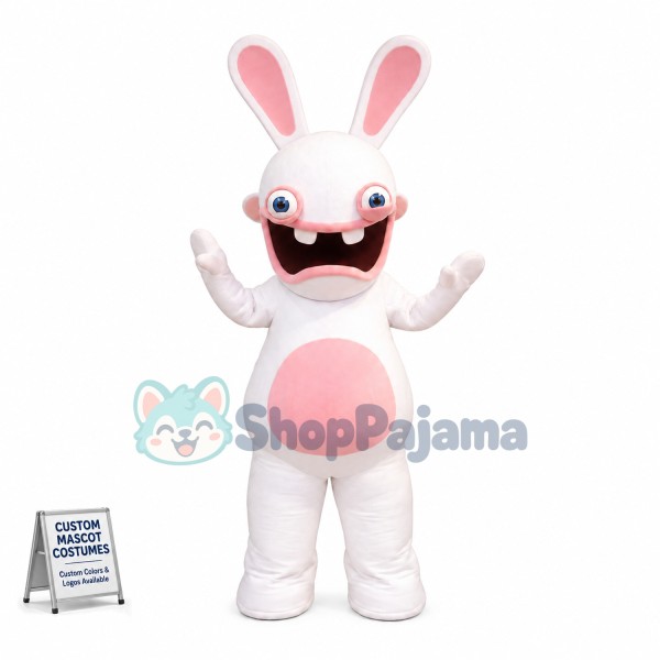 The Villain of The Crazy Rabbid Mascot Costume