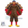 Professional Customized Brown Peacock Mascot Costume